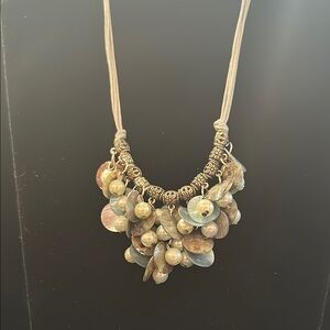 Elegant Shell and Pearl Necklace